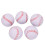 Pacote com 24 bolas de espuma para beisebol e softball de 9 polegadas para treinamento adulto e juvenil, para arremesso e captura 2