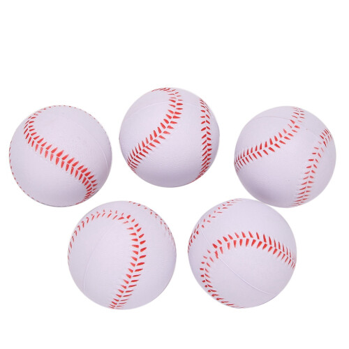Pacote com 24 bolas de espuma para beisebol e softball de 9 polegadas para treinamento adulto e juvenil, para arremesso e captura 1