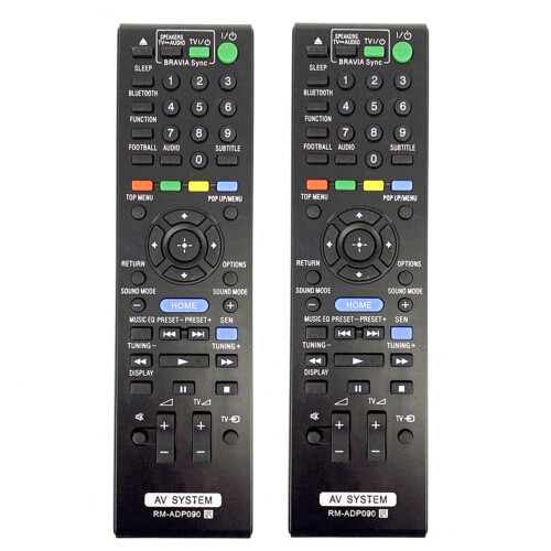 2x pre -ADP090 Náhrada diaľkového ovládača pre AV systém HBD-E2100 DBD-E3100 BDV-E4100 BVD-E6100