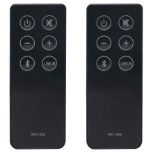 2X New RC10G Remote Control Replacement for RC10G Bookshelf Speakers R1700BT R1700Bt Remote Control