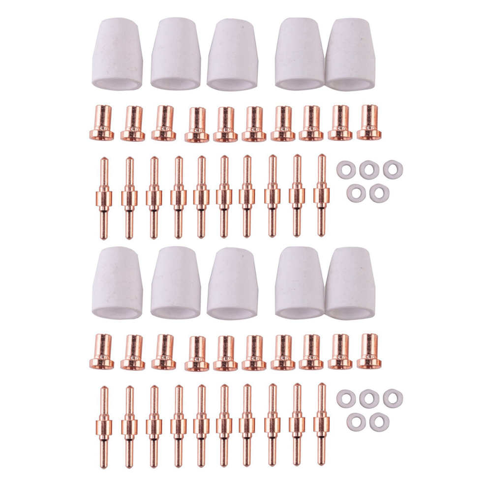For Pt-31 Lg-40 Plasma Cutter Cutting Torch Consumables Kit Extended 60Pcs 4762149487864