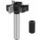 2X CNC Spoilboard Surfacing Router Bits, 1/4 Inch 1 Inch Cutting Diameter, Slab Flattening Router Bit Planing Bit 2