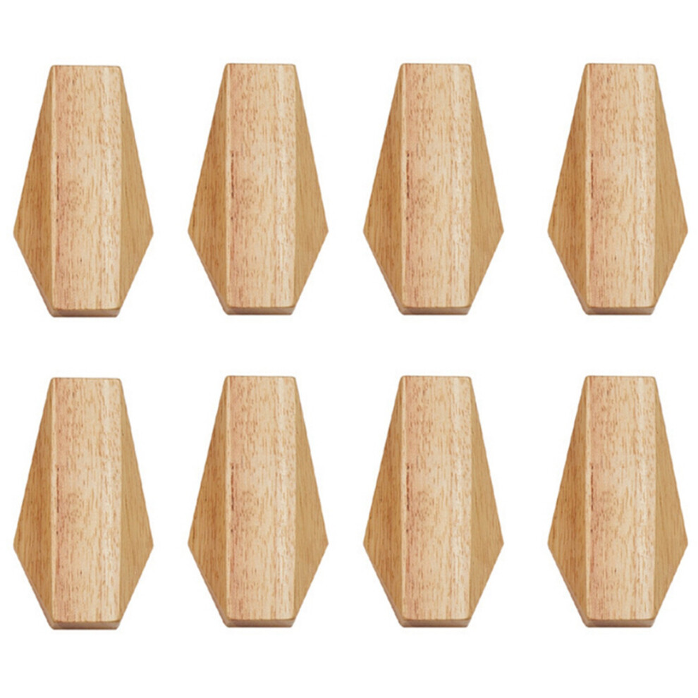 2X Japanese Style Simple Modern Solid Wood Hook Wall Hanging Decoration Household Towel Key Hook Fitting Room Coat Hooks 4762149466401