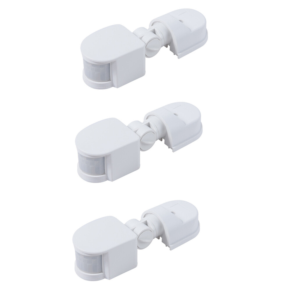 3X Infrared Motion Sensor Ac110v-240V Adjustable Sensor Switch For Pir Body Motion Sensors (White) 4762224629011