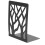 Book Ends for Heavy Books,Book Shelf Holder Home Decorative, Metal Bookends Black 2 Pair,Bookend Supports, Book Stoppers 4