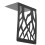 Book Ends for Heavy Books,Book Shelf Holder Home Decorative, Metal Bookends Black 2 Pair,Bookend Supports, Book Stoppers 5