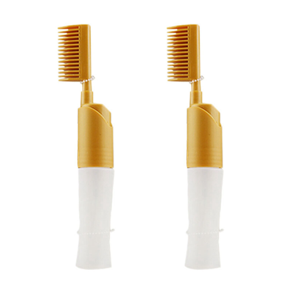 Tlily 2X Hair Dyeing Comb Hair Dyeing Brush With Bottle Diy Combing Salon Dyeing Baking Oil Brush Hair Dye Tool
