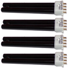 4 x PL 9W 2G7 BLB 365nm Blacklight Bulb for UV Money Checkers SafeScan 50/70