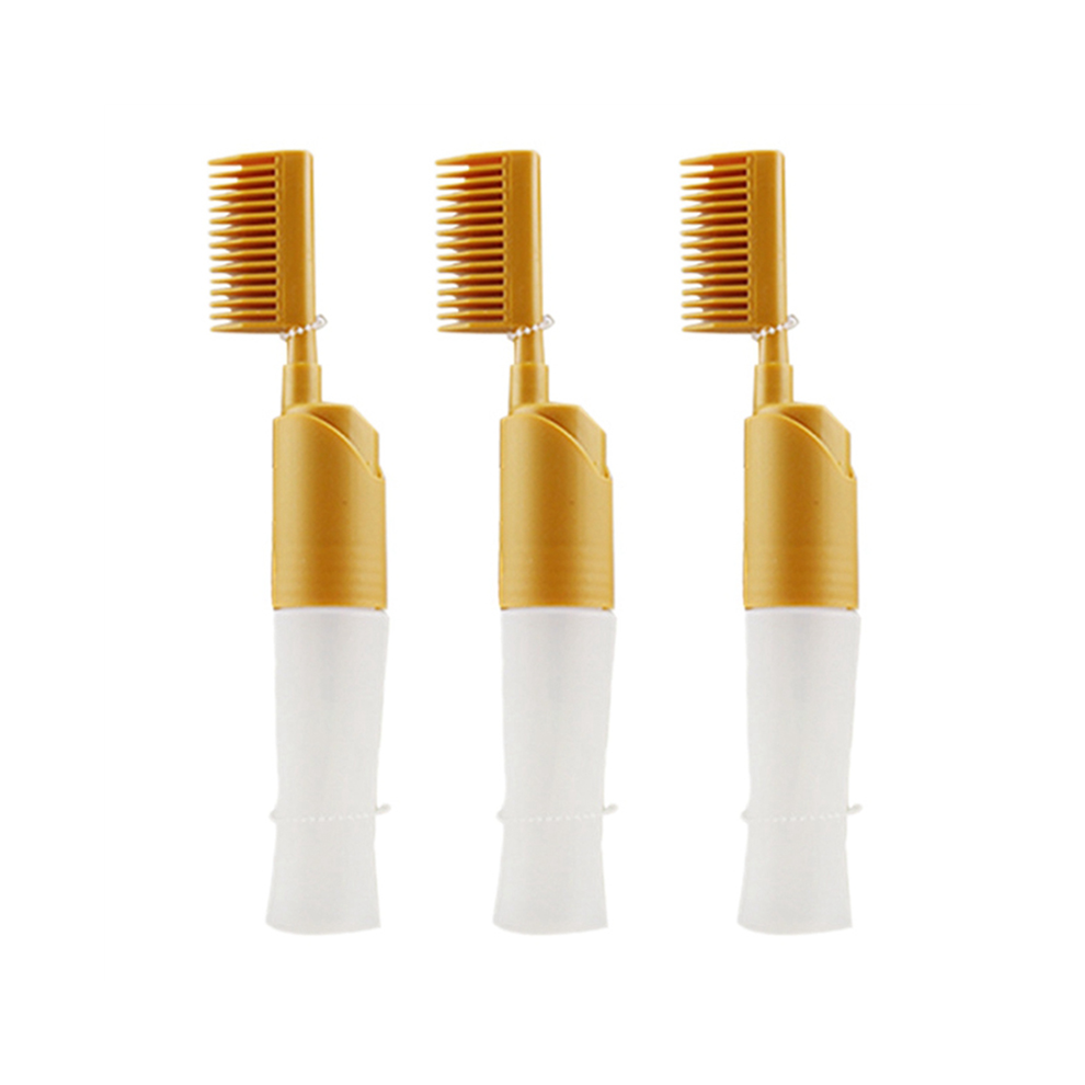 Tlily 3X Hair Dyeing Comb Hair Dyeing Brush With Bottle Diy Combing Salon Dyeing Baking Oil Brush Hair Dye Tool