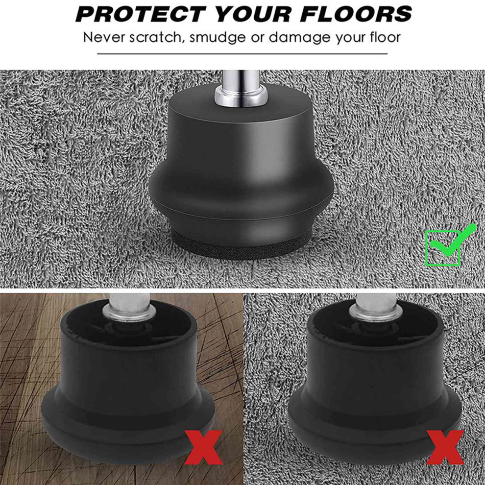 15Pcs Bell Glides Replacement Office Chair Or Stool Swivel Caster Wheels To Fixed Stationary Castors, Chair Wheels 4762149471610