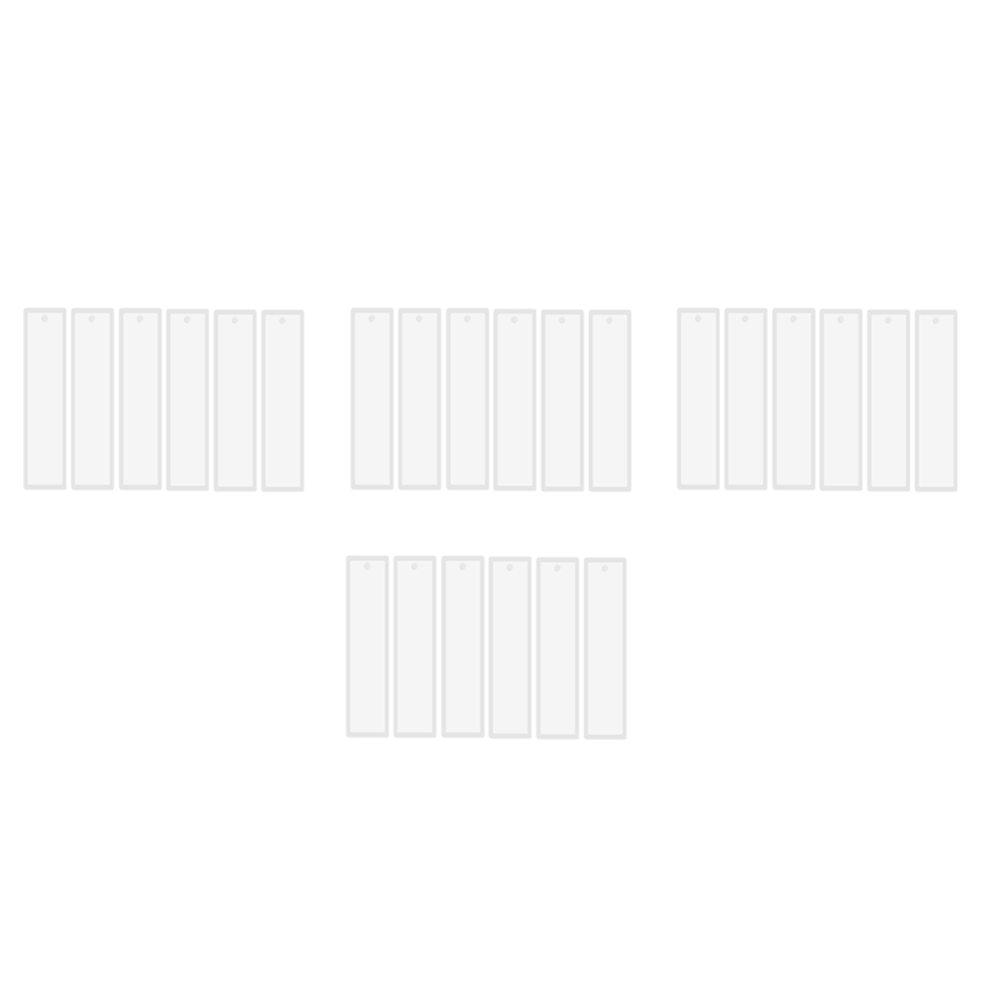 Photos - Other for Repair 24 Pcs/Set 5.7 Inch Rectangle Silicone Bookmark Mold DIY Bookmark Mould Making Epoxy Resin Jewelry Craft Transparent