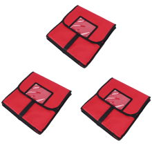 3X Insulated Pizza Food Delivery Bag Professional Pizza Delivery Bag Moisture-Proof Pizza Box