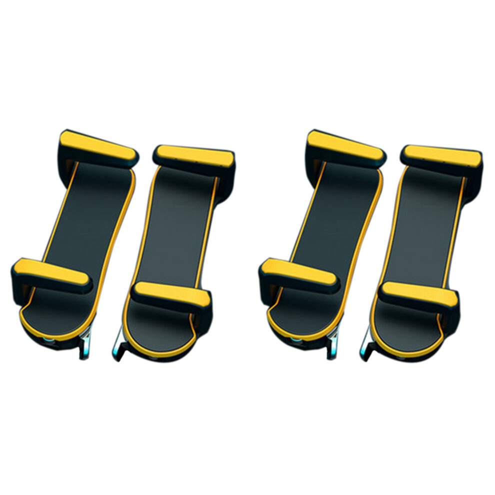 4X Six Finger For Pubg Controller Capacitance Adjustable Mobile Game Trigger L1r1 Button Yellow 4762149427389