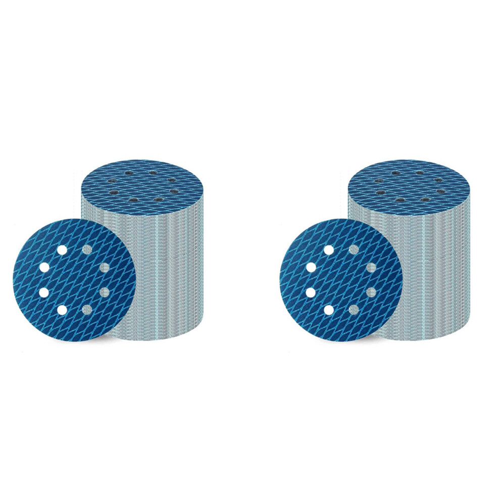 140Pcs Orbital Sander Sandpaper 5 Inch 8 Hole Sanding Disc Sand Paper 320 Grit for Anti Blocking Sanding Discs
