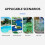 2pcs 9M Swimming Pool Vacuum Cleaner Hose Suction Swimming Replacement Pipe Pool Cleaner Tool 8