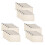 30 Pcs Blank DIY Craft Bag Canvas Pen Case Blank Makeup Bags - Canvas Pencil Bag Cotton Canvas Cosmetic Bag Travel Bag 1