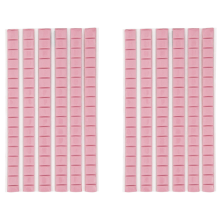 192 PCS Adhesive Poster Sticky Non- Mounting Reusable & Removable Wall Safe (Pink)