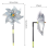 6 Pieces Windmills, Bird Repellent,Fruit Garden,Reflective Windmill, Bird Repellent, Bird Repellent, Reflective Windmill 3