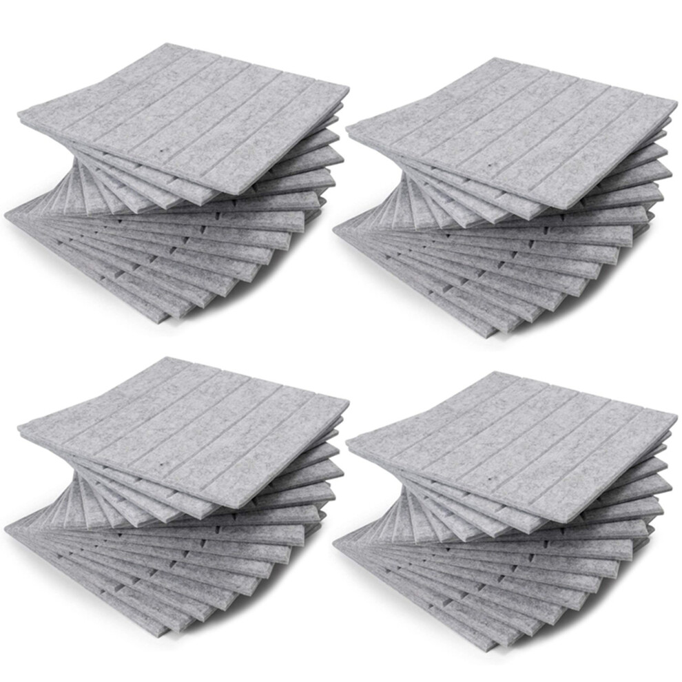 48 Pcs Sound-Absorbing Panels Sound Insulation Pads, Bass Isolation,Used For And Acoustic Treatment 4762224620025