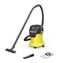 Aspirador de sólidos líquidos - KARCHER - KWD3 - 1000W - Contentor sem saco