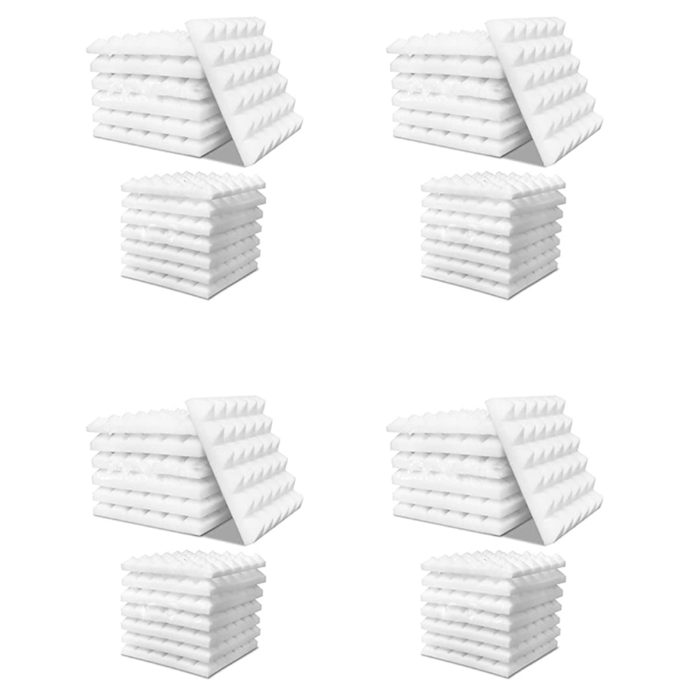 48 Pack Acoustic Panels,Sound Proof Foam Panels,Studio Soundproofing Wedges,Wall Reduce Noise Foam,For Music Studio,Etc 4762149477506