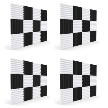 48 Pcs Acoustic Foam Board,Sound Insulation Sound Wedges Sound Insulation Pad,for Studio Ceiling Game Room,2.5X30X30cm