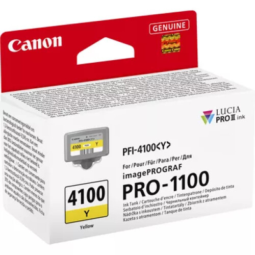 Canon CANON 6780C001 - ENCRE PFI-4100 JAUNE 2