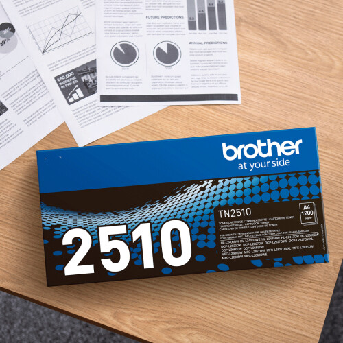 Brother TN2510 STANDARD YIELD BLACK TONER CA 1