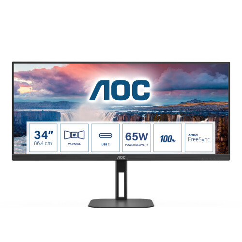 AOC 34" WQHD HDMI VA/DP/USB-C