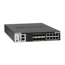 NETGEAR M4300-8X8F - Switch - L3 - Managed - 8 x 10/100/1000/10000 + 8 x 10 Gigabit SFP+ - front to back airflow - rack-