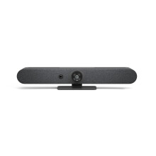 Logitech Rally Bar Mini, Video Conferencing Device, Zoom Certified, Certified for Microsoft Teams, Graphite, UK Plug
