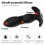Thrusting Prostate Vibrator with Remote Control - Unisex Silicone Toy 5