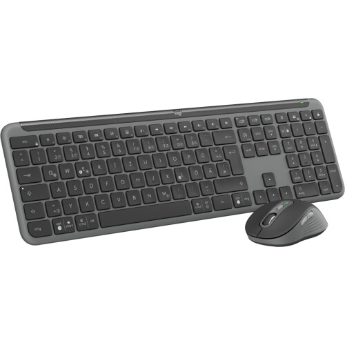 Logitech Ensemble Clavier et Souris - Logitech - MK950 - Sans Fil - QWERTZ - Graphite 2