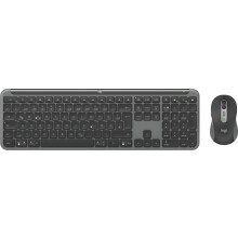 Conjunto de Teclado y Ratón - Logitech - MK950 - Inalámbrico - QWERTZ - Grafito