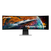 Monitor PC curvo - SAMSUNG - 49" - QHD - 240 Hz - Pannello Oled - 0,3ms - Regolabile in altezza - LS49CG954SUXEN