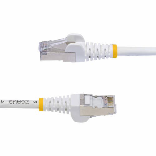 StarTech.com StarTech.com 5m White CAT8 Ethernet Cable, Snagless, S/FTP, 25G/40G - patch cable - 5 m - white 2