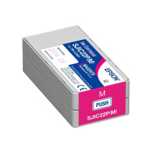 Cartuccia d'inchiostro EPSON S020407 - Magenta - Per TM-C3500