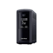 CyberPower USV, Value Pro-Serie, 1000VA/550W, Line-Interactive, USB/RS232, LCD, IEC C14 Kaltgeräte