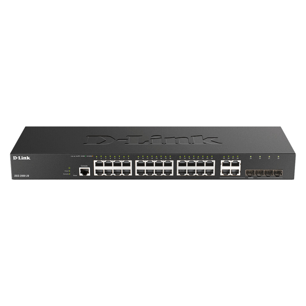 24-port Gigabit Managed Switch plus 4 Combo 1000BaseT/SFP