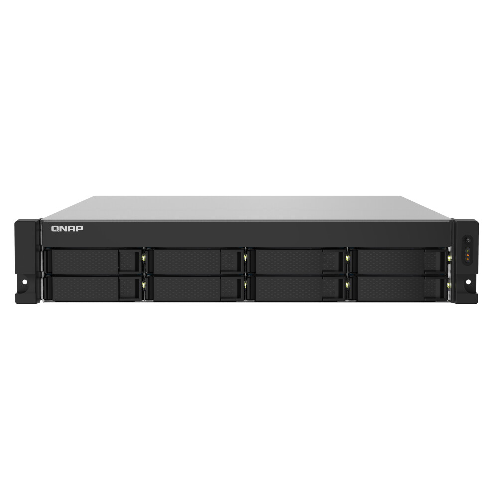 Qnap Ts-832Pxu-4G 8-Bay Quad-Core 1,7Ghz Rackmount Nas Mit 250W Netzteil 4Gb Ddr4 Udimm Ram Sata 6Gbit/S 4713213518151