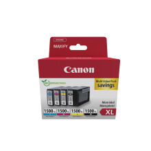 Multipack inktcartridges - CANON - PGI-1500XL Zwart/Cyaan/Magenta/Geel - Hoge capaciteit