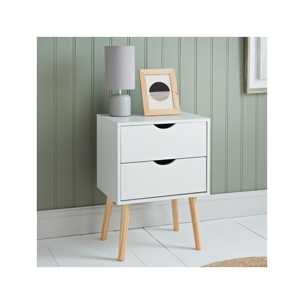 Simply 2 Tier Bedside Table Complete With Plenty Of Storage Room