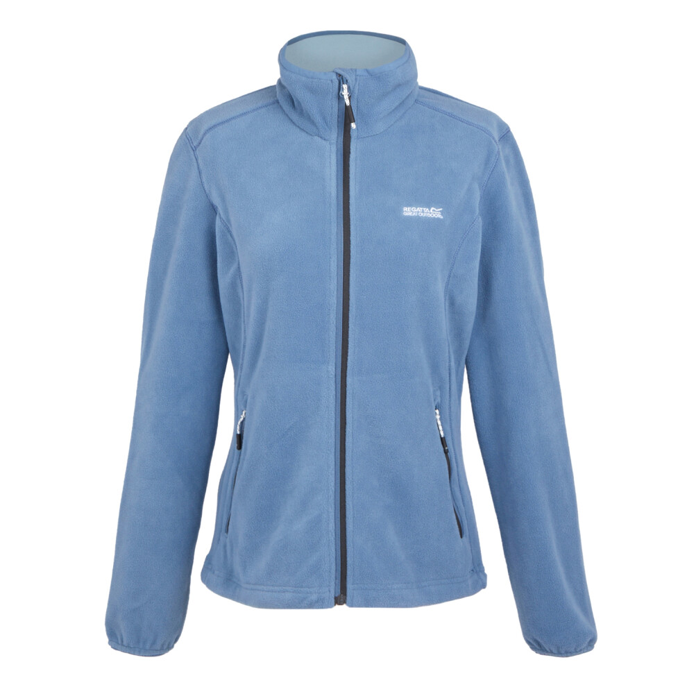 (20 UK, Coronet Blue/Clear Sky) Regatta Womens/Ladies Floreo IV Full Zip Fleece Jacket