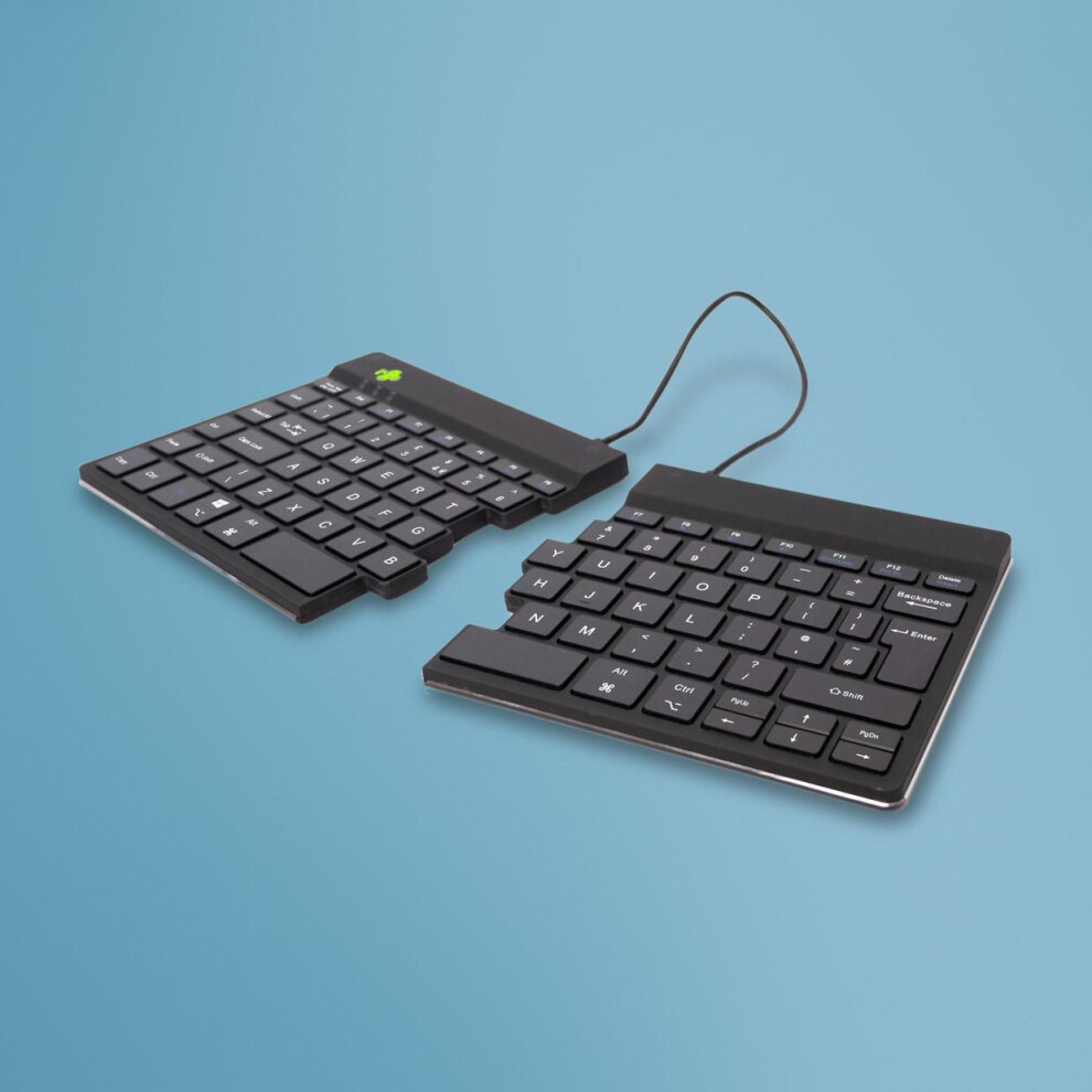R-Go Split Break Wireless Ergonomic Keyboard - Black - QWERTY UK (RGOSBUKWLBL) - Image 7