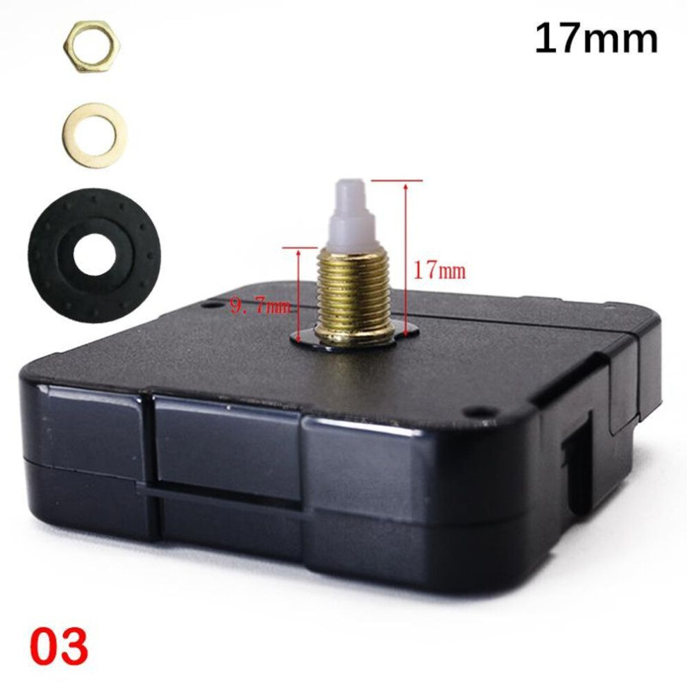(3(17mm)) 8/14.5/17/20/22.5/28/31mm Shaft Length Clock Replacement Movement Watch Access