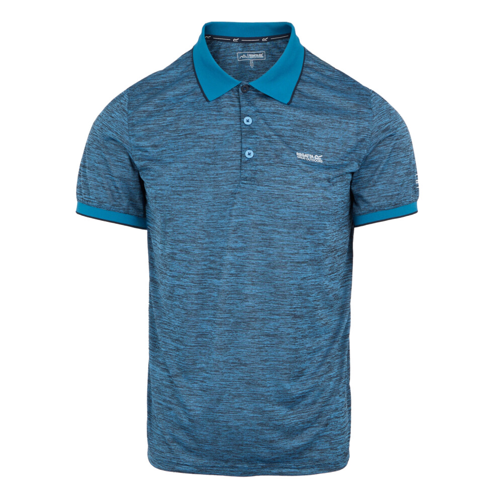 (S, Elysium Blue) Regatta Mens Remex II Polo Shirt