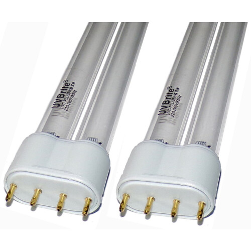 UVBrite® 2-PACK 24W PLL UV Bulb for Pond UVC Filter | Algae Destroyer