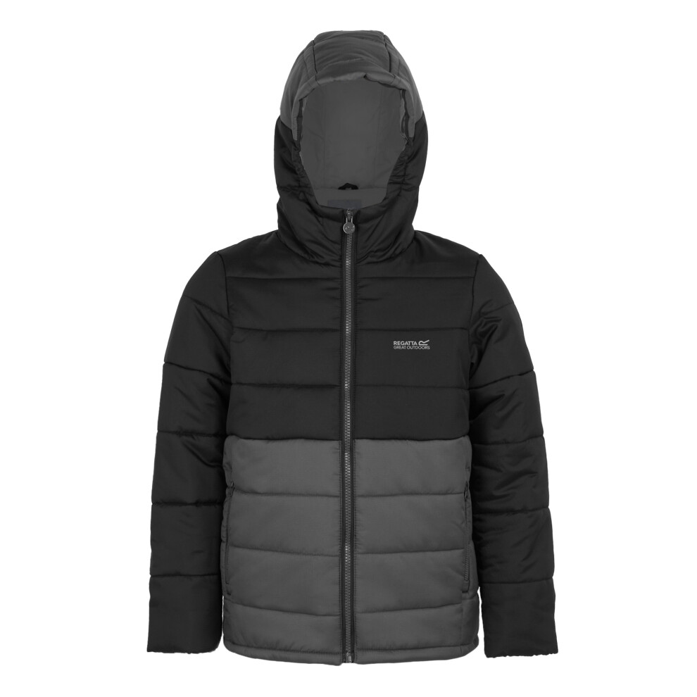 (3-4 Years, Black/Seal Grey) Regatta Childrens/Kids Lofthouse VIII Insulated Jacket