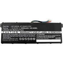 CoreParts 48,64 Wh 15,2 V 6 cellás akkumulátor MBXAC-BA0043