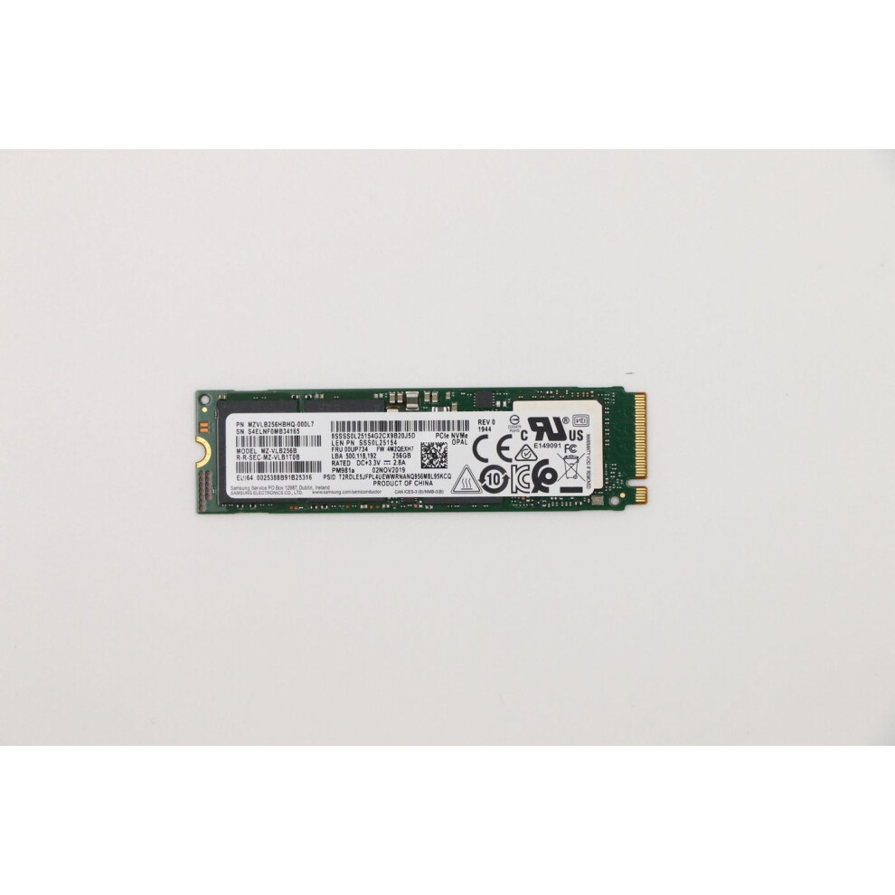 Lenovo Ssd M.2 2280 Pcie Nvme 256Gb